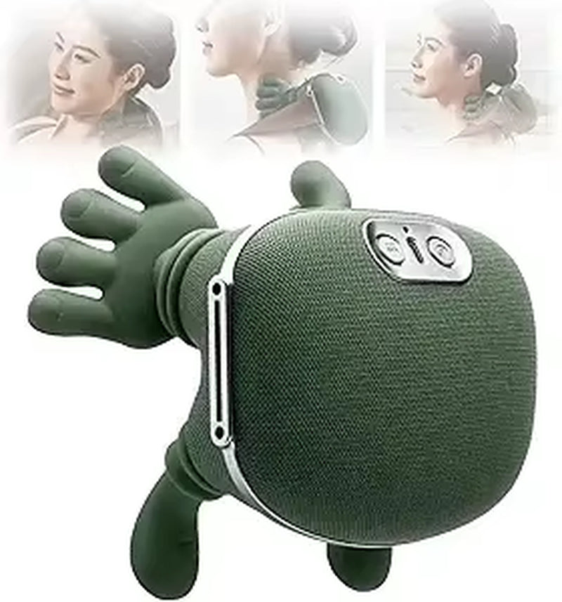 Wireless Electric Shiatsu Neck and Shoulder Massager - Heat Features